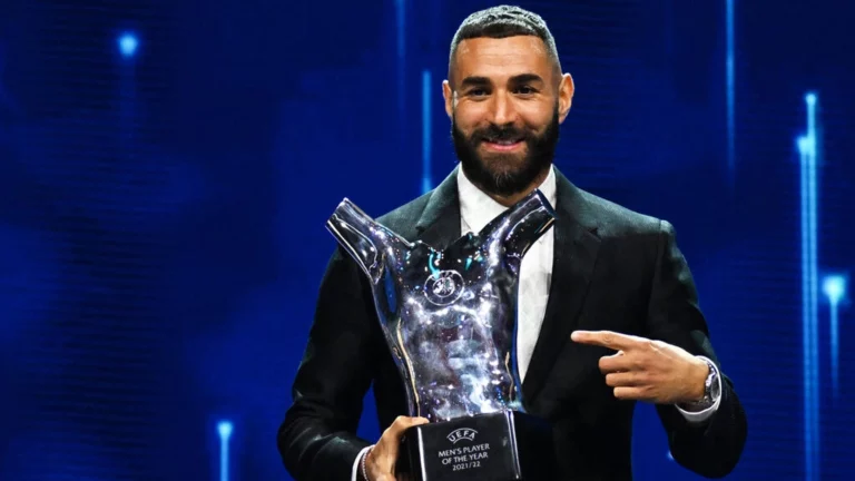 UEFA : Karim Benzema sacré joueur de l’année, une première pour le Français