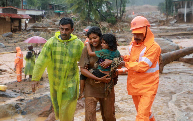 Inde : au moins 36 morts après d’importants glissements de terrain dans le sud du pays