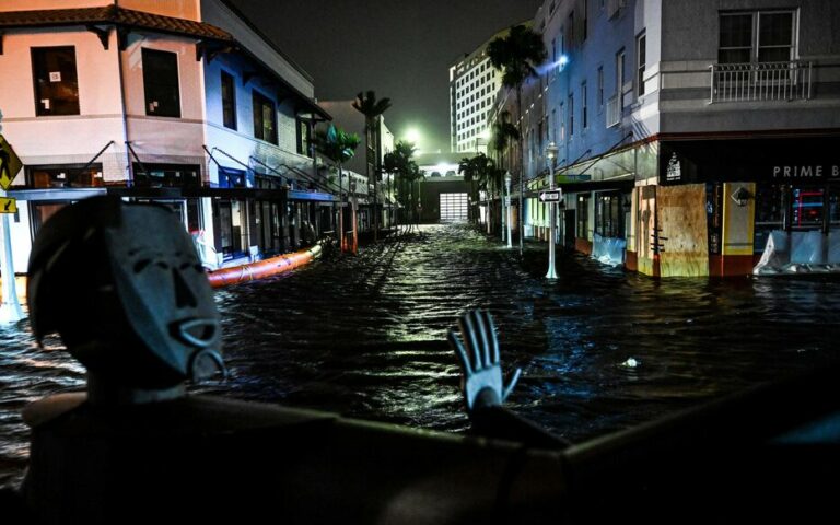 Bourrasques, inondations, coupures d’électricité… L’ouragan Milton a touché terre cette nuit en Floride