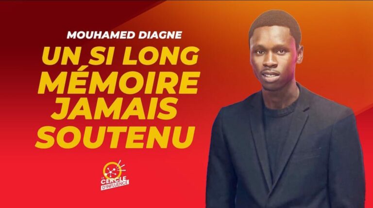 De l’essai au roman : Mouhamed Diagne confirme son talent d’écrivain.